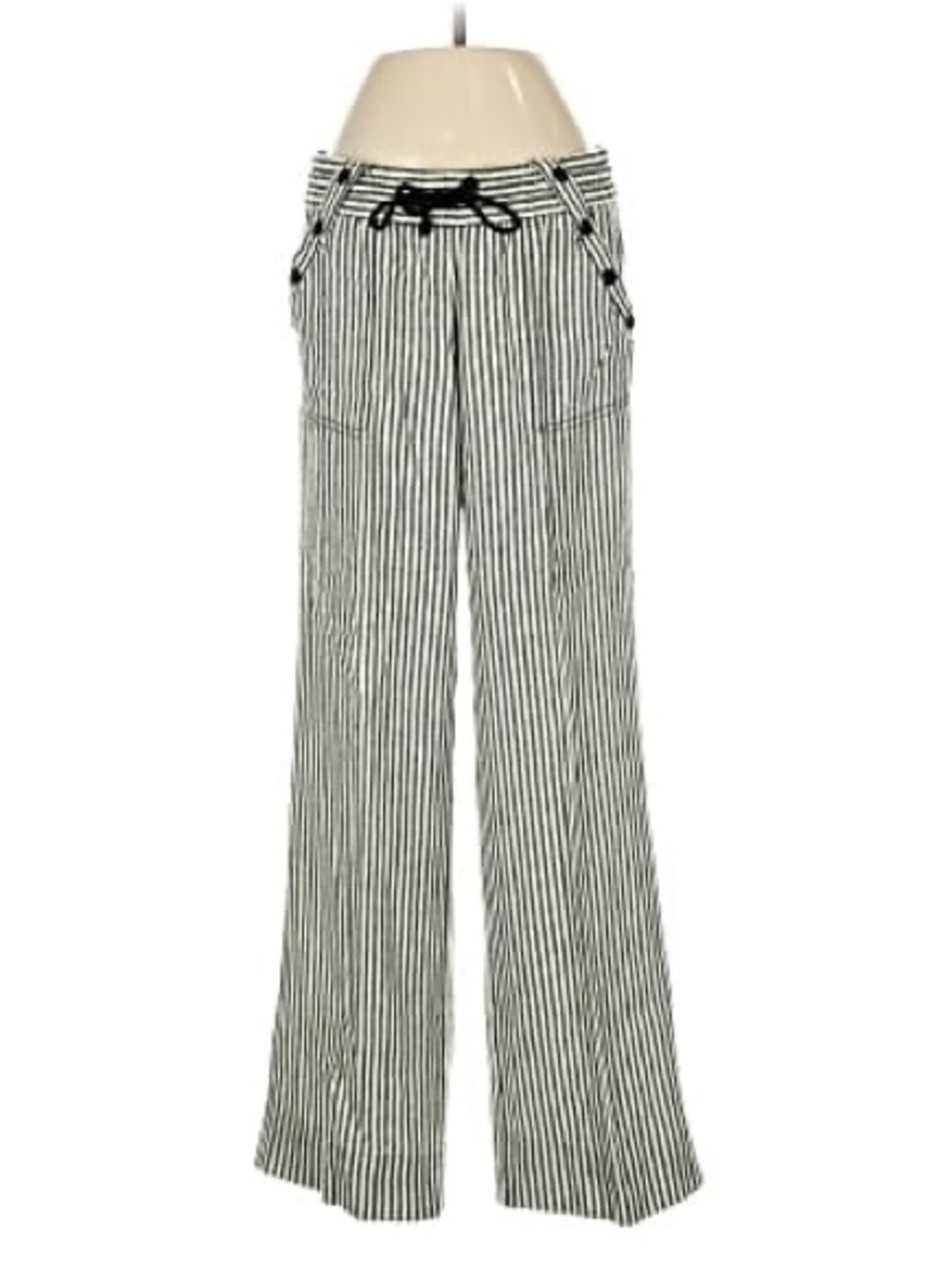 ❤️💲 $1 CLOSET ! • Black & White Drawstring Pants